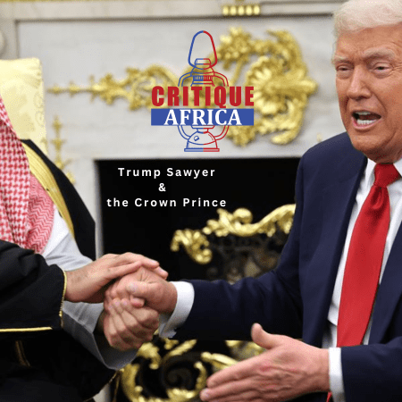 Donald Trump and Saudi Crown Prince Mohammed bin Salman at the oval office