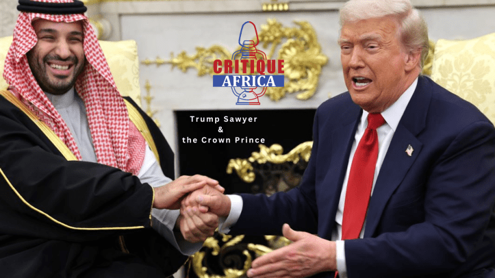 Donald Trump and Saudi Crown Prince Mohammed bin Salman at the oval office