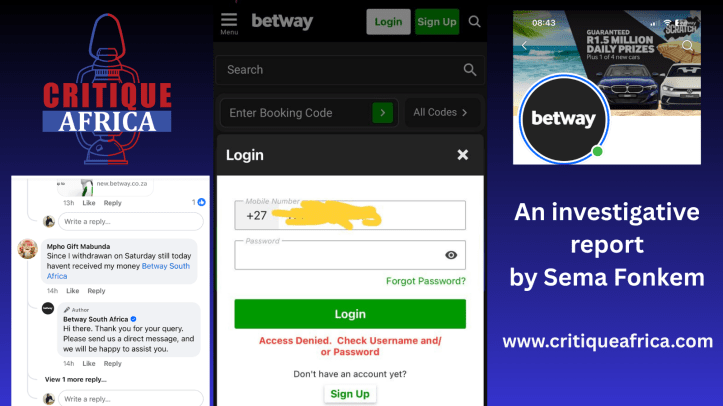Betway South Africa investigation